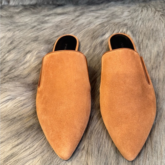 Jenni Kayne Brown Suede Mules Slip-On Shoes Size 40 - Picture 6 of 8
